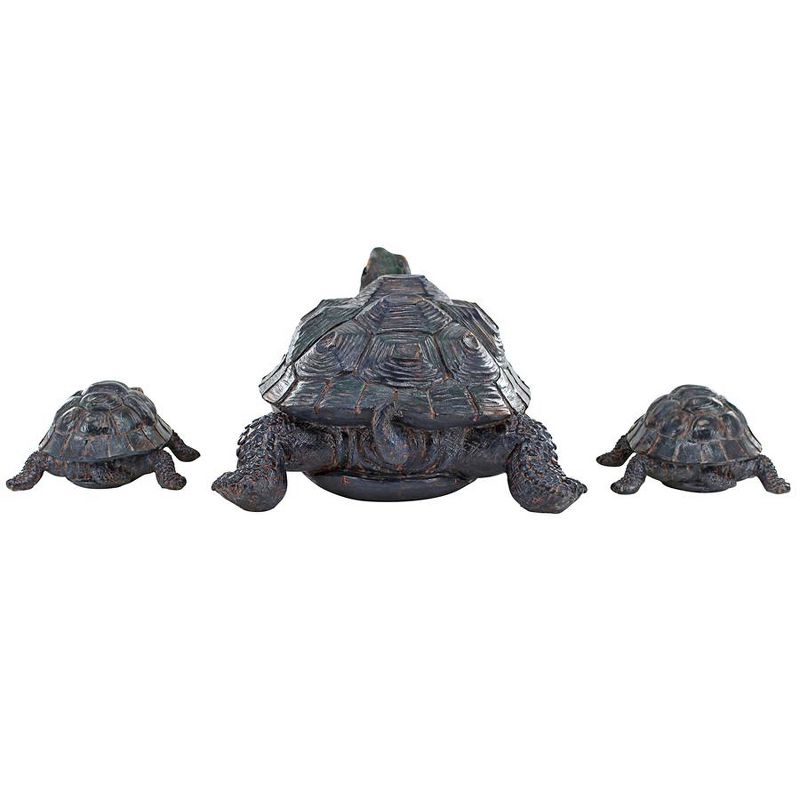 Design Toscano Turtle Garden Tortoise Family Statues, 5 of 7