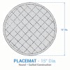 Park Designs Let'S Go Pickin' Round Placemat 15" Dia Set Of 4 - 4 of 4