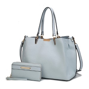 MKF Collection Kane Vegan Leather Women’s Satchel Bag with Wallet by Mia K - 1 of 4