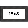 PosterPalooza | Panoramic Traditional Black Picture Frame - UV Acrylic, Foam Board Backing, Hanging Hardware - 2 of 4