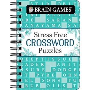 Brain Games - To Go - Stress Free: Crossword Puzzles (Teal) - by  Publications International Ltd & Brain Games (Spiral Bound) - 1 of 1