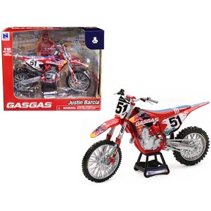 GasGas MC 450F Motorcycle #51 Justin Barcia "GasGas Factory Racing - Red Bull" 1/12 Diecast Model by New Ray - 1 of 3