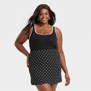 Women's Slim Fit Layered Tank Top - A New Day™ - 1 of 3