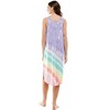 Roudelain Woman's Vintage Jersey Tie Dye Sleeveless Sleepshirt - 4 of 4