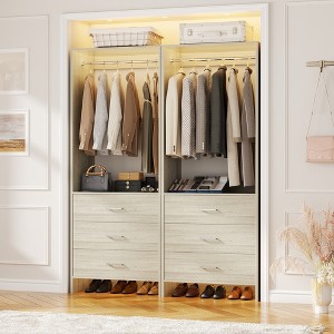 Besiost 24'' Closet Organizer with Wooden Drawers - 1 of 4