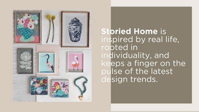 Rustic Natural Wood Decorative Ladder with 6 Rungs