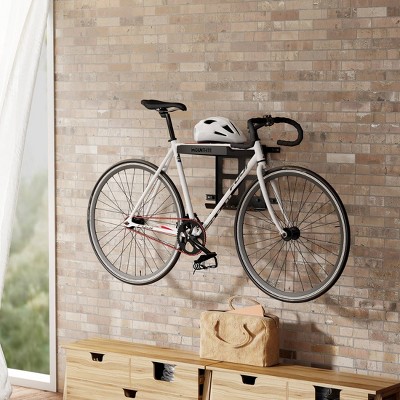 WFX Utility™ A704D8C0183B418BAF53D119E0F39EEC Wheelsup Series Bike Wall Mount With Shelf And Hooks