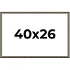 PosterPalooza | 40x26 Wood Antique Frame with UV Acrylic, 4 Finishes: Bronze, Gold, Silver, and Black - 2 of 4
