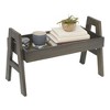 ECR4Kids Adjustable Stacking Shelf with Full Edge, Bookcase - 3 of 4