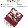 FATMOON Women’s Wallet - RFID Blocking Large Capacity PU Leather Purse  with Zipper Pocket, Card Slots for Everyday Use, Travel & Business - 4 of 4