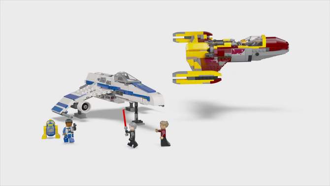 LEGO Star Wars: Ahsoka New Republic E-Wing vs. Shin Hati&#39;s Starfighter Building Toy Set 75364, 2 of 8, play video