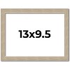 PosterPalooza | 13x9.5 Thin Barnwood Picture Frame, UV Acrylic, 2 Finishes - Grey and Black - 2 of 4