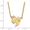 Black Bow Jewelry 10k Yellow Gold Georgia Tech Yellow Jackets NCAA Necklace 18 Inch - 2 of 4