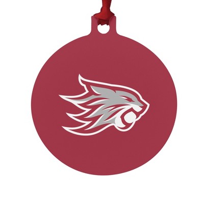 California State University Chico Primary Logo Aluminum Holiday Christmas Tree Ornament