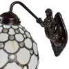 Amora Lighting Tiffany Style Wall Lamp 8 Inch Wide - 2 of 4