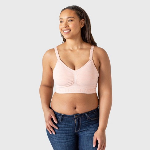 Kindred Bravely Women's Sublime Pumping + Nursing Hands Free Bra - Pink  Heather L-Busty
