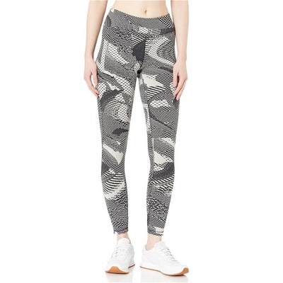 Reebok Womens Lux Mid Rise Compression Athletic Pants