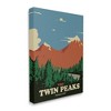 Stupell Industries Visit Twin Peaks Mountain Landscape Canvas Wall Art - 3 of 4
