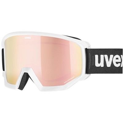 Uvex Athletic CV Goggle (Mat White / Green Rose Mirror CVCat 1)