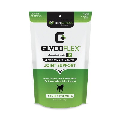 Vetriscience Laboratories GlycoFlex Stage II Joint Support Dog Chews, 120 ct