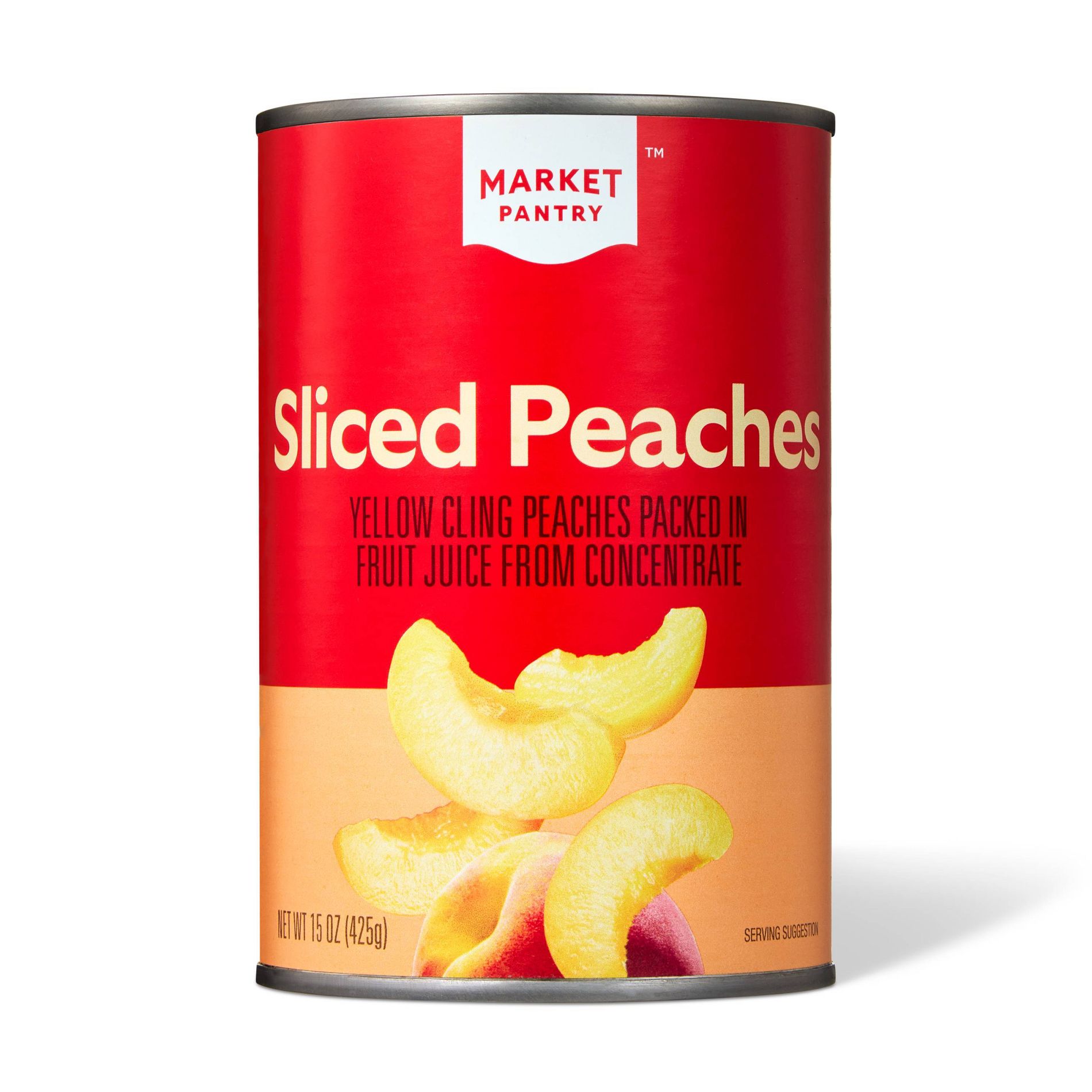 Sliced Peaches in 100% Juice 14.5oz - Market Pantry™