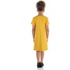 24seven Comfort Apparel Girls Short Sleeve Girls T Shirt Dress - 3 of 4