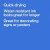 10ct Permanent Markers Fine Tip - up&up™: Best School Supplies for Kids, Multicolored, Water-Resistant, Art & Office Use - 4 of 4
