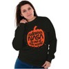 Halloween Pumpkin NASA Jack O Lantern Sweatshirt for Men or Women Brisco Brands - 4 of 4