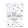 Hudson Baby Infant Girl Plush Sleeping Bag, Sack, Blanket, Long Sleeve Diamond - 2 of 2