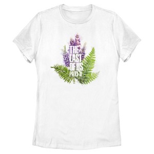 Womens The Last of Us Lavender Logo T Shirt - 1 of 4