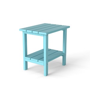 Yardgrace All Weather Space Saving HDPE Double Layer Coffee Table - 1 of 4