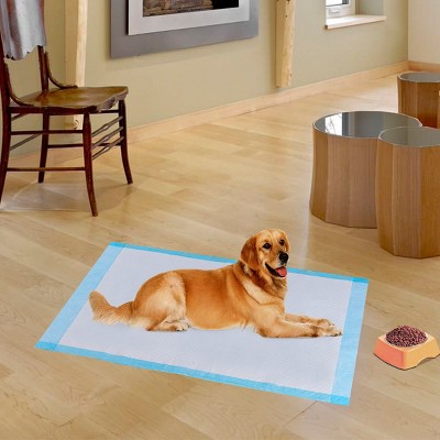 Blue and White Disposable Puppy Training Pads, 30'' x 36''
