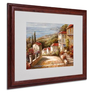 Trademark Fine Art - Joval 'Home In Tuscany' Matted Framed Art - 1 of 3