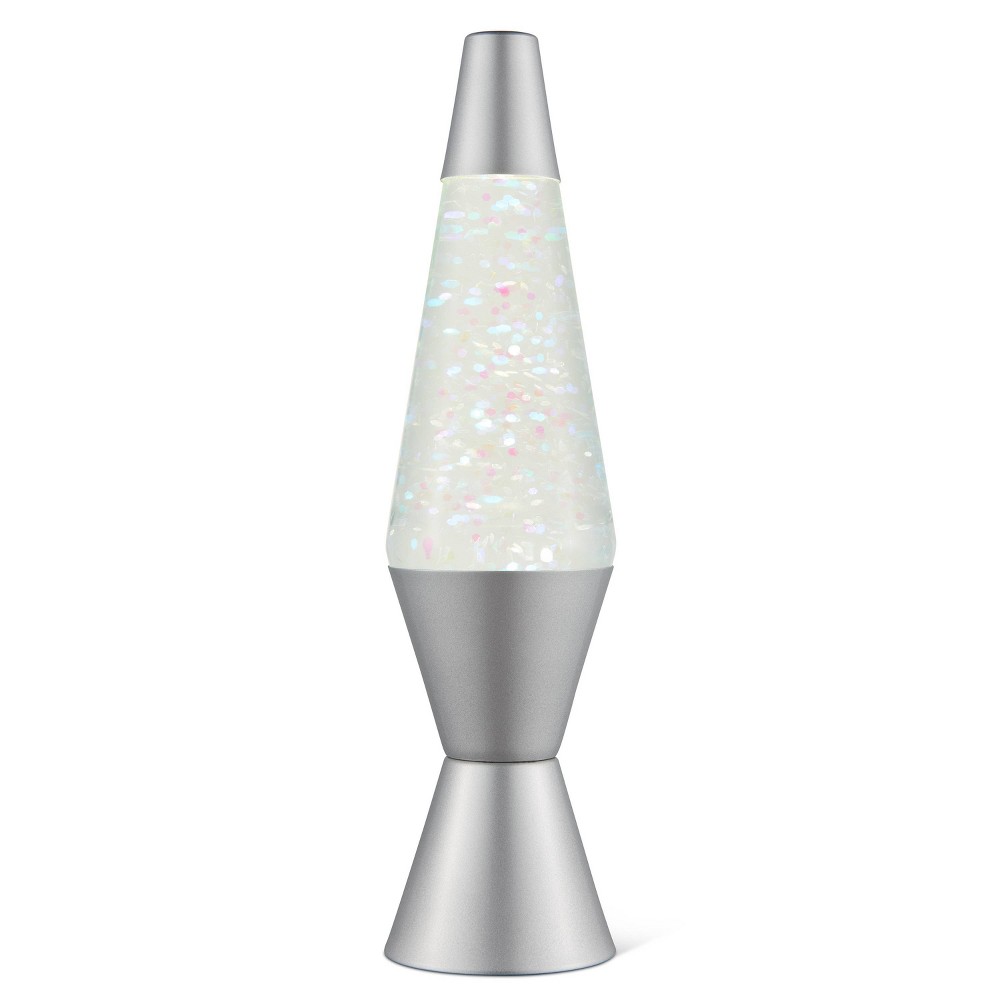 Photos - Floodlight / Street Light LAVA 14.5" Iridescent Glitter Novelty Table Lamp 