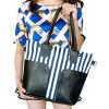 Slickblue Fashionable Faux Leather Handbag with Zipper & Front Pockets, Adjustable Strap, Women’s Shoulder Bag, Sleek - 3 of 3