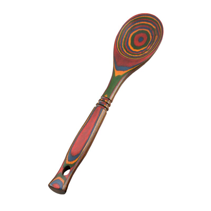 Island Bamboo Pakkawood 12-Inch Spoon, 1 of 2