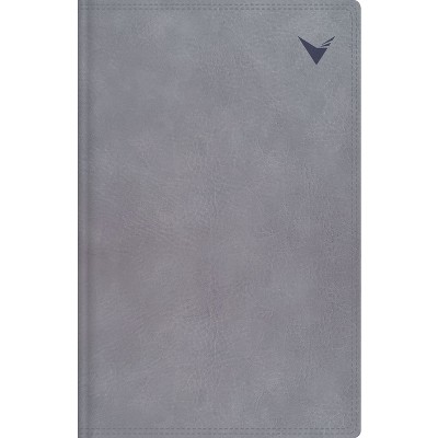 Nbla, Biblia de Estudio, Interior a DOS Colores, Leathersoft, Gris, Comfort Print - by  Nbla-Nueva Biblia de Las Américas & Vida (Leather Bound)