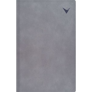 Nbla, Biblia de Estudio, Interior a DOS Colores, Leathersoft, Gris, Comfort Print - by  Nbla-Nueva Biblia de Las Américas & Vida (Leather Bound) - 1 of 1