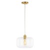 Warden 11" Pendant - PND4134 - Gold/Clear - Safavieh - 2 of 4