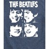 Men's - The Beatles - Group Member Faces Short Sleeve Graphic T-Shirt - 2 of 4