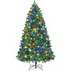 Yaheetech 4.5Ft/6Ft/7.5Ft/9Ft Pre-lit Spruce Artificial Christmas Tree with LED Lights - 2 of 4
