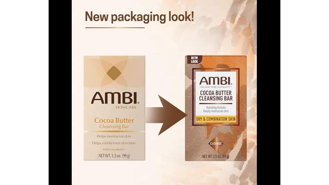 AMBI Cocoa Butter Bar Soap - 3.5oz, 2 of 5, play video