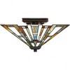 Quoizel Lighting Maybeck 2 - Light Flush Mount in  Valiant Bronze - 3 of 3