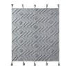 VCNY 50"x60" Charlotte Tufted Diamond Cotton Throw Blanket: Hypoallergenic, Machine Washable - 3 of 4