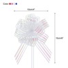 Unique Bargains Bright Colored Organza Chiffon Gift Wrapping Large Pull Bows Ribbons for Wedding 20 Pcs - 2 of 4