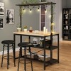 kitchen Island, Bakers Rack, Island Table for Kitchen - 3 of 4
