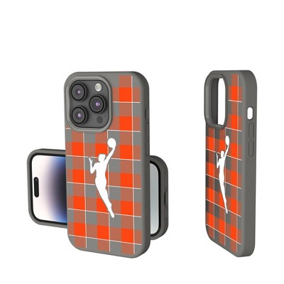 Keyscaper WNBA Plaid Soft Touch Cell Phone Case for iPhone 14 Pro