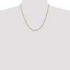 Black Bow Jewelry 1.7mm, 14k Yellow Gold, Singapore Chain Necklace - 2 of 4