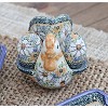 Blue Rose Polish Pottery SP04 Galia Hen Salt & Pepper Shakers - 3 of 3