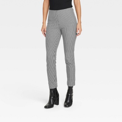 A New Day + Slim Fit Straight Leg Plaid Ankle Pants – A New